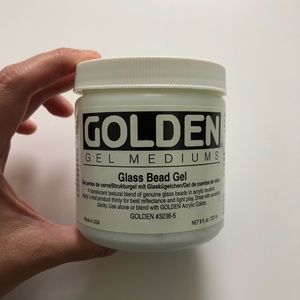 Golden Gel Mediums Glass Bead Gel acrylic painting art supplies